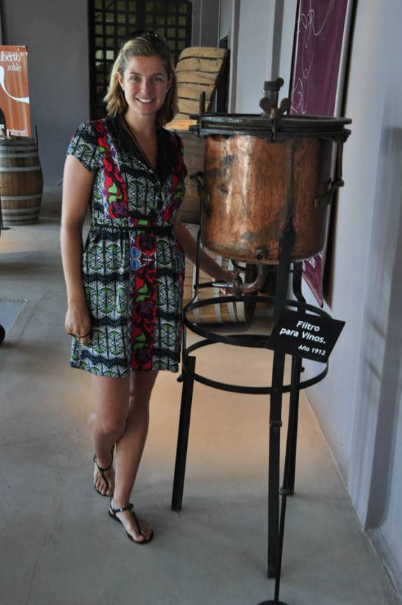 Equipamentos antigos da vinícola San Huberto, em Mendoza, na Argentina